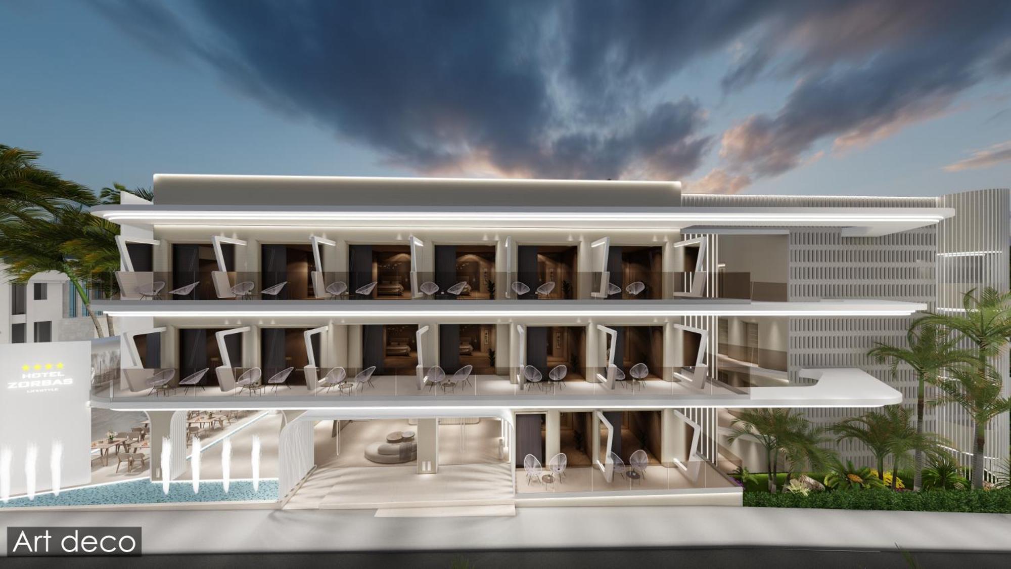 Zorbas Lifestyle Hotel Georgioupoli Exteriör bild